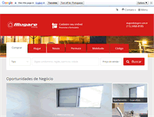 Tablet Screenshot of alugare.com.br